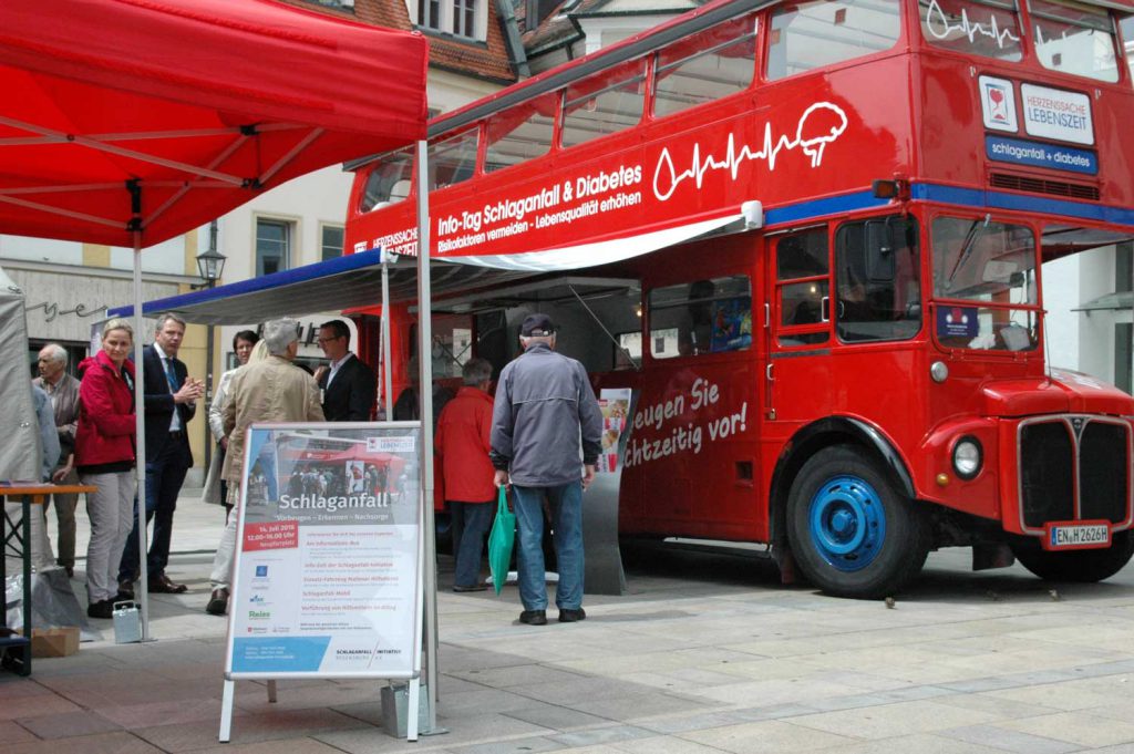 Infobus Schlaganfall in Regensburg